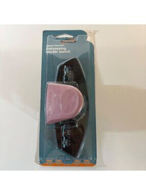 Fiskars Elegant Fountain Embossing Border Punch Paper Crafts Scrapbooking Tool